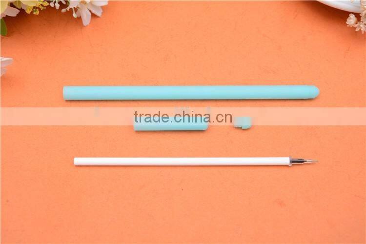 Multicolor plastice ballpoint ball 0.5mm black student ballpoint pen