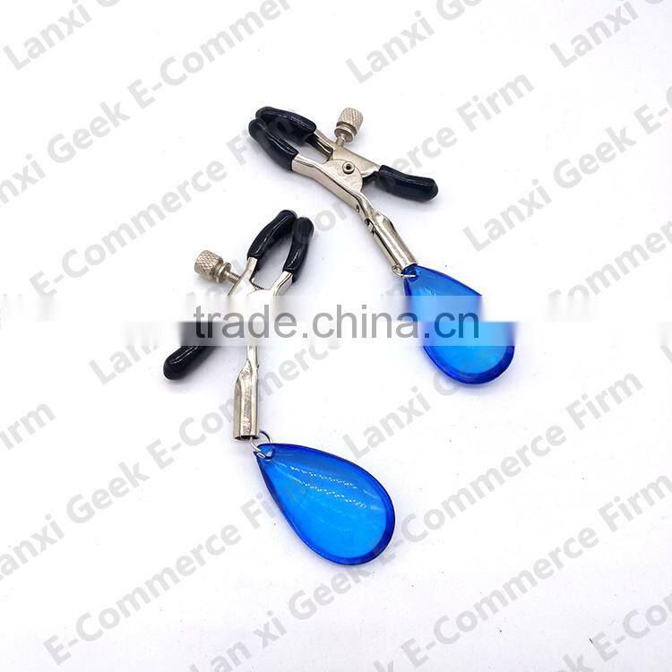 GEEK sexy 1 Pair Nipple Clamps Clips Jewellery Bust Massager Stimulate Sex Toy Flirt Adult china sex toys supplier