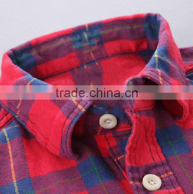 2017 men's new fashion design flannel casual shirt