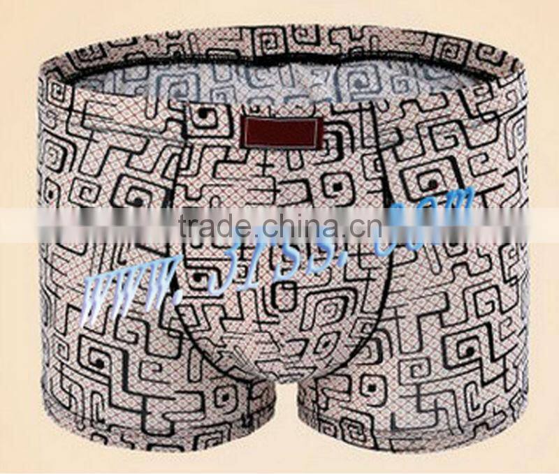 Your own designer men's boxers uomo thong boxer with prints