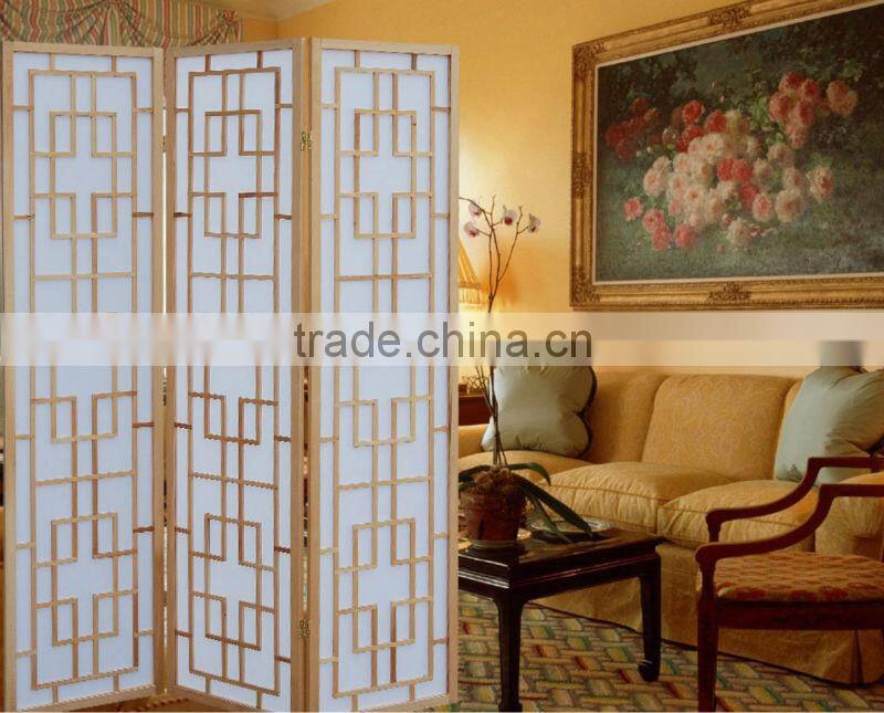 homedecor wooden folding screen / room divider/shoji screen