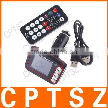 1.8" LCD Car MP3 MP4 Player Wireless FM Transmitter with SD MMC + Remote Control