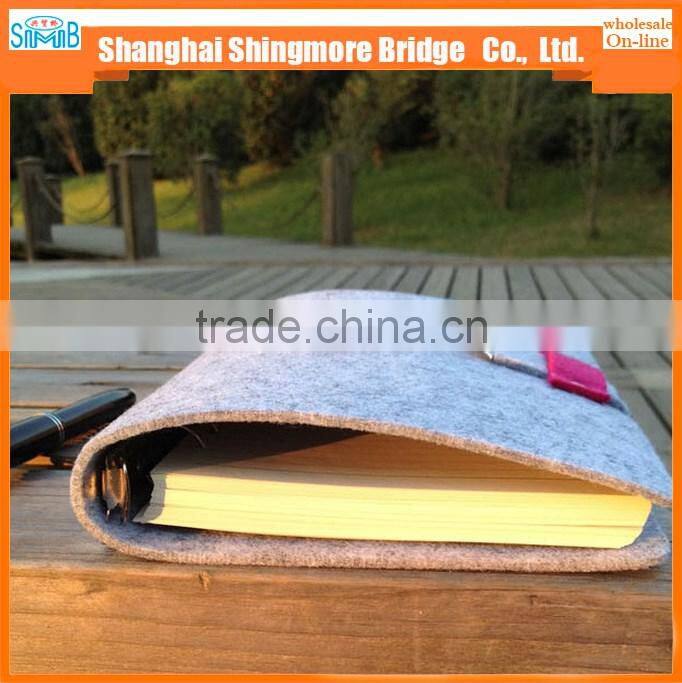 2017 alibaba china supplier hot sales high standard felt notebook with cheap price