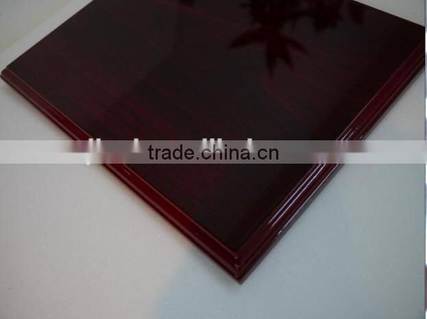 wholesale custom high glossy finish wooden plaques /trophy /award