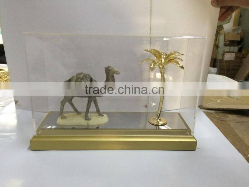 NEW Style High Quality Beautiful 24k Gold plated coconut tree model with Home Office Decor & Gift