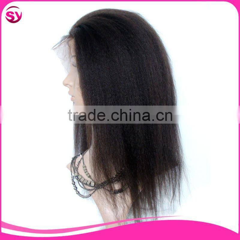 Tangle Free Brazilian Thick Human Hair Lace Front Wig