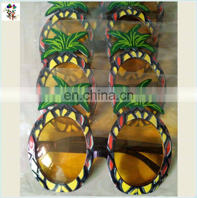 Yellow Lens Fancy Dress Beach Hawaiian Party Pineapple Sunglasses HPC-0630