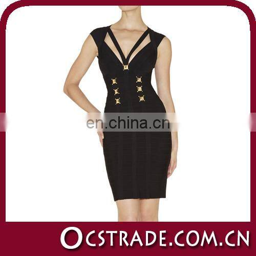 black funky evening dress