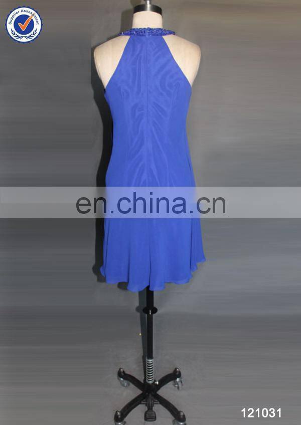 Latest wholesales simple chiffon short bridesmaid dresses for casual occasion