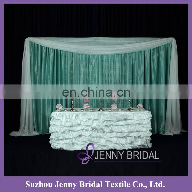 TS001D buffet table cloths marriage decoration wedding luxury tablecloths