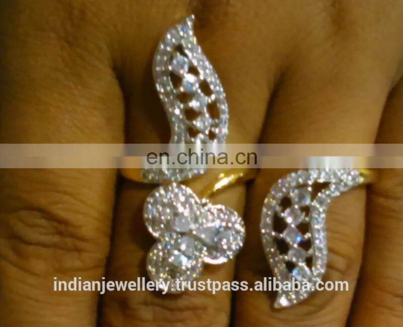 cubic zirconia bridal rings manufacturer, cubic zirconia wedding ring exporter