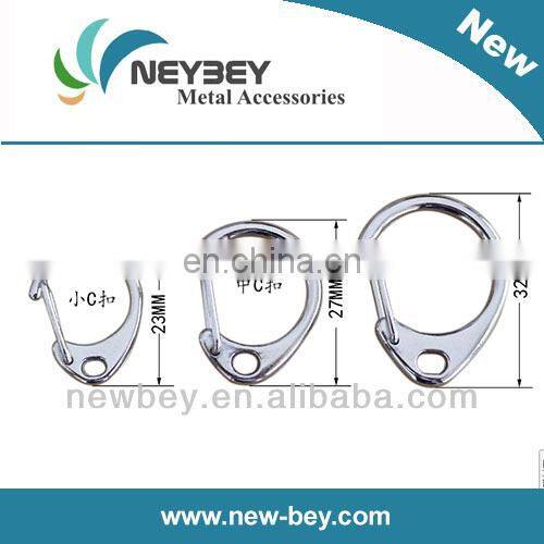 Decorative snap hook keychain SH1001-3 with 8 buckle