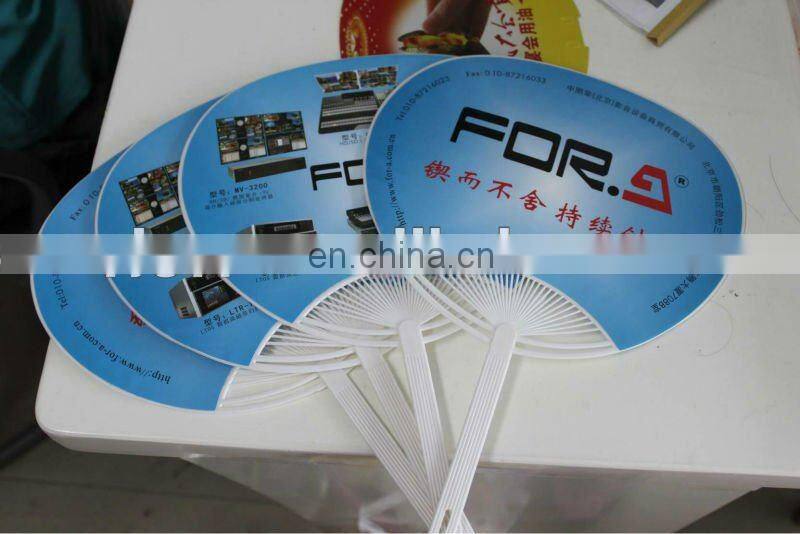 customized design O shape PP fan