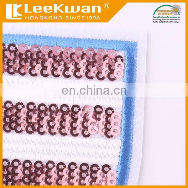 Excellent Hand sequin embroidery patches for uniform
