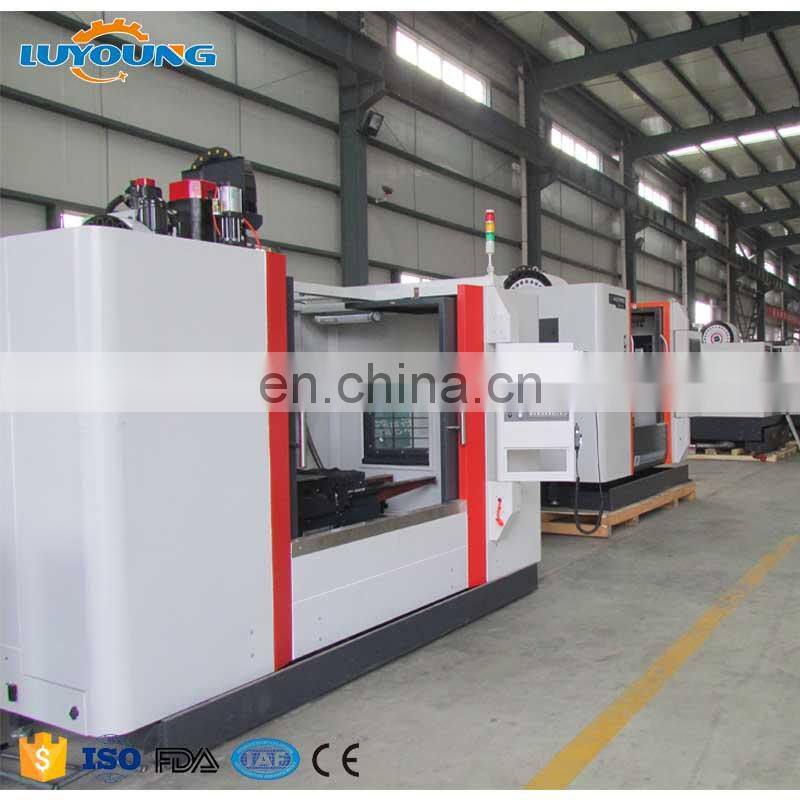 Factory price 5 axis metal cnc high speed vertical milling machine with fanuc controller