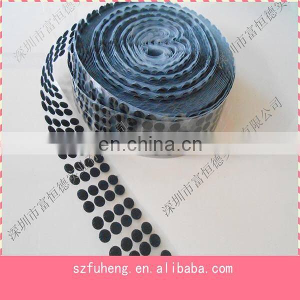adhesive black dots/Hook & Loop Coin dots with 13mm and 20mm