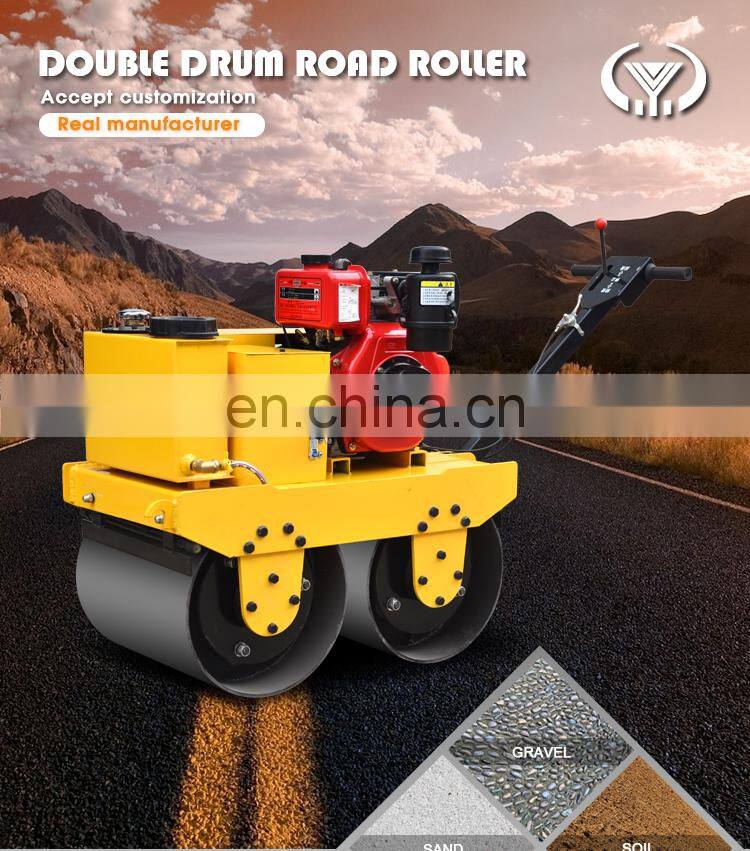 Factory outlet double drum construction machine road roller for sale
