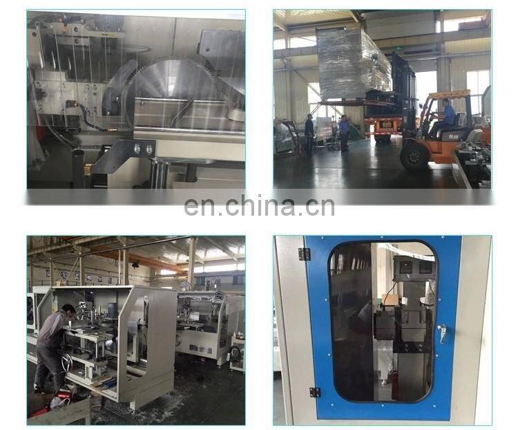 Notching saw for aluminum curtain wall high precision