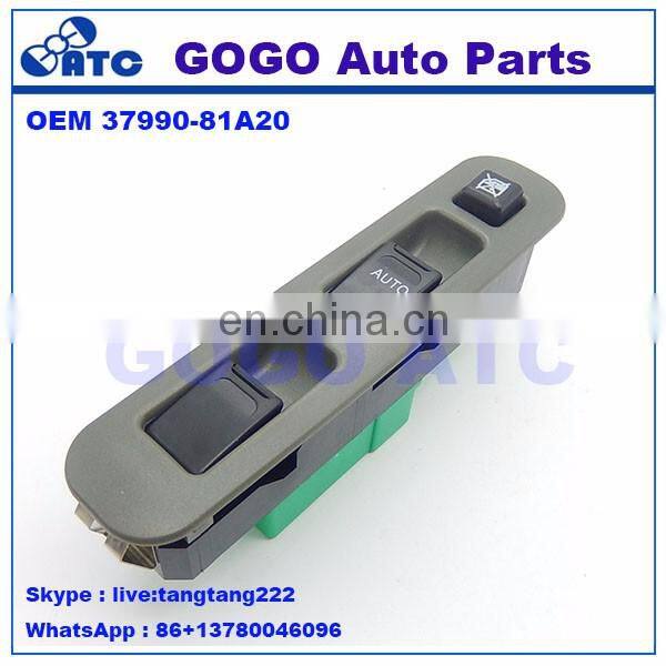 Power Electric Window Lifter Switch for 1998-2015 Suzuki Jimny OEM 37990-81A20 3799081A20