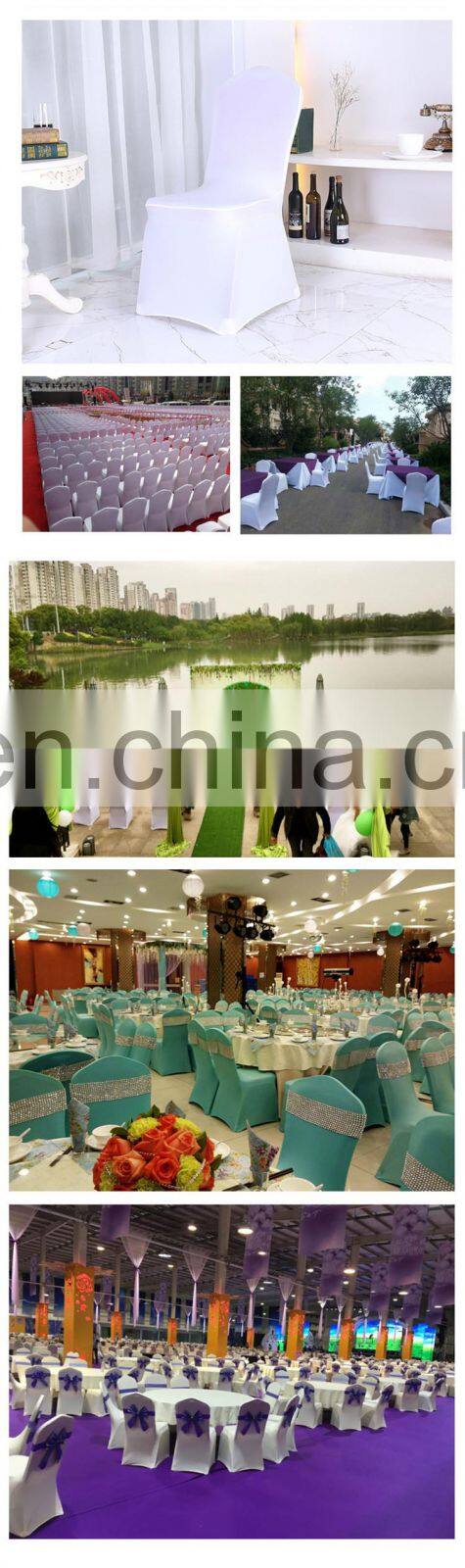Hotel Dining Office Decoration Universal Stretch Polyester Chair Covers Spandex for Weddings Party Banquet