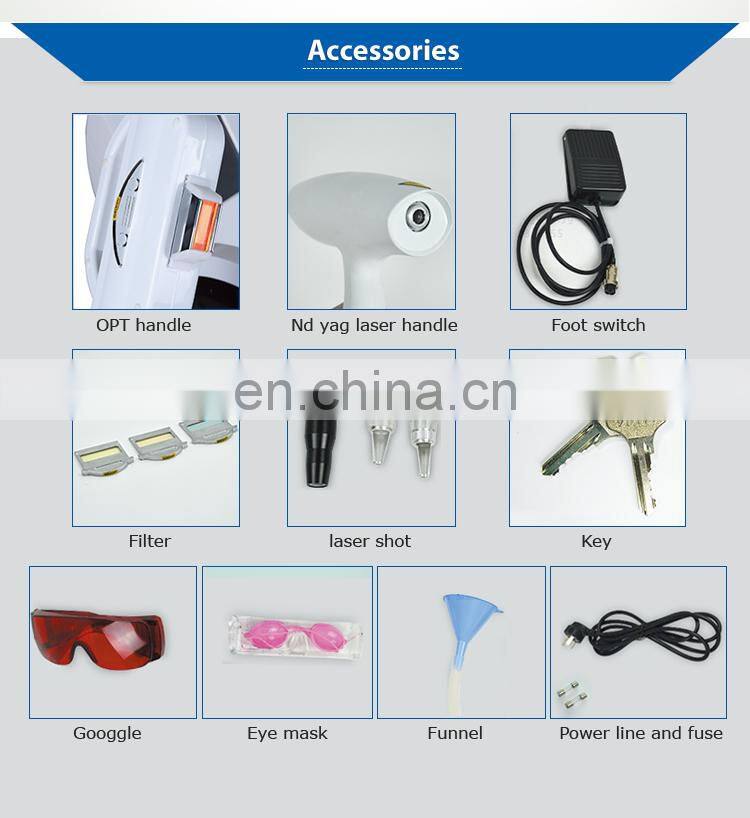 Tattoo Removal Machine Price  Portable 1064 532nm Q Switched ND Yag Laser tattoo removal machines