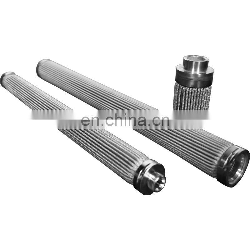 Factory price Sintered metal fiber filter element pleated filter element