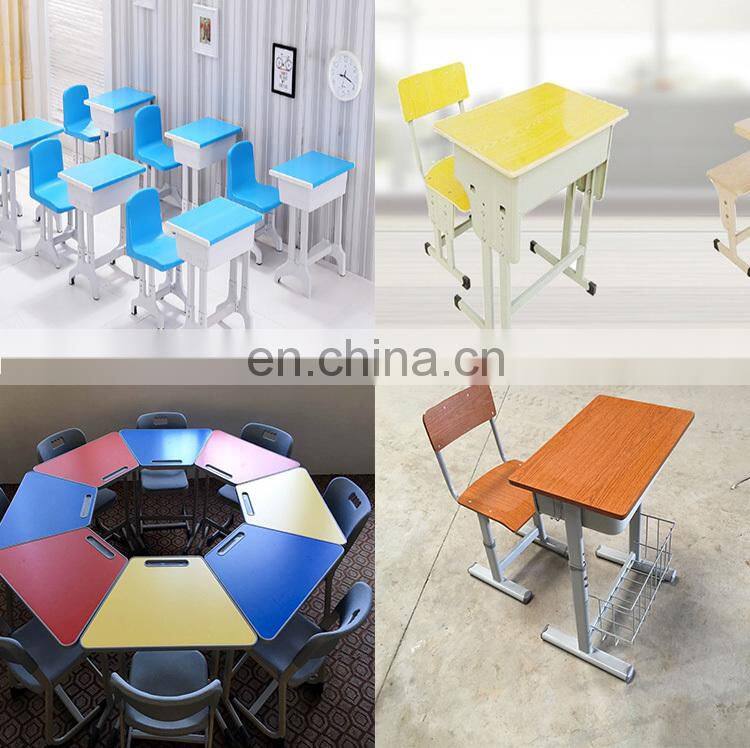 Double Standard Classroom Desk And Chair Set Classroom Desk And Chair For Children