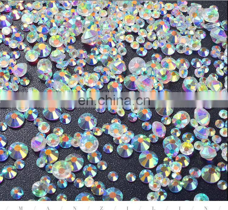 hot sales glass AB rhinestone for nail art rhinestone decoration