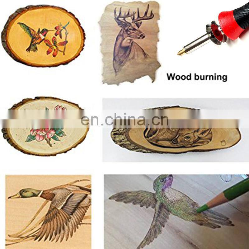 FRANKEVER 28tips wood burning set for pyrography creative with PU case