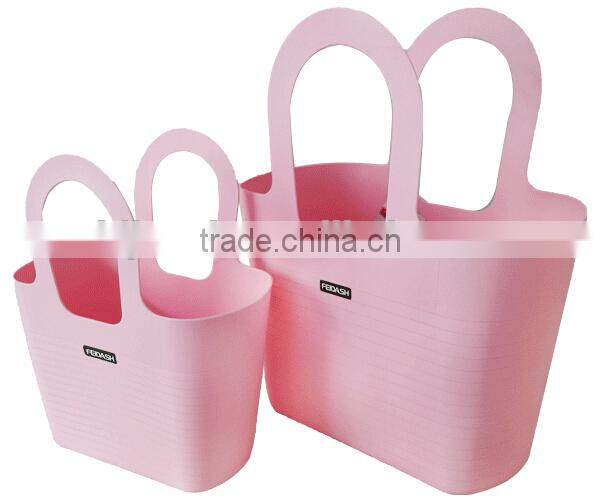 Bath basket with handle