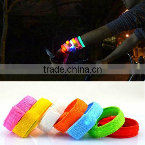 Cool Stylish Flashing LED Light Wrist Band Glow Armband Night Fun Wrist Strap