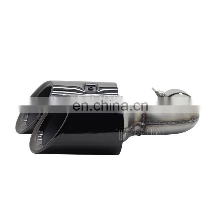 Hot sale high quality Universal exhaust tips for porsche 18 Cayenne Hybrid Mirror Polish