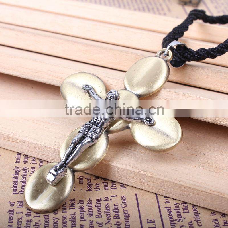 Titanium steel pendant cross of Jesus