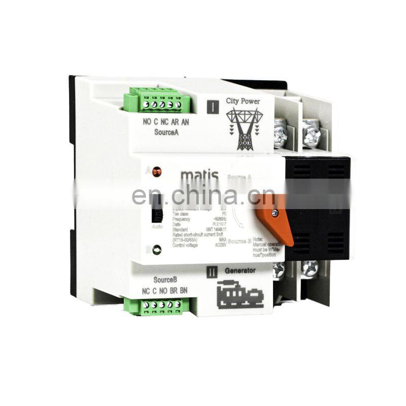 2021 hot selling 50/60HZ solar apartment automatic transfer switch for generator