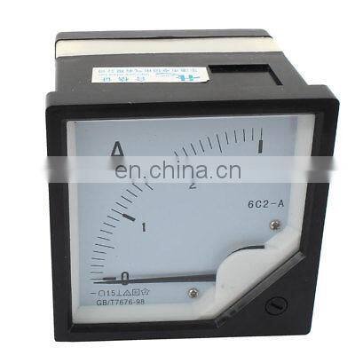 DC 0-50A 0-2A 3A 200A Analog Panel Ammeter AMP Ampere Current Meter Gauge 6C2, Measure Tool Panel Analog Ammeter Amperemeter