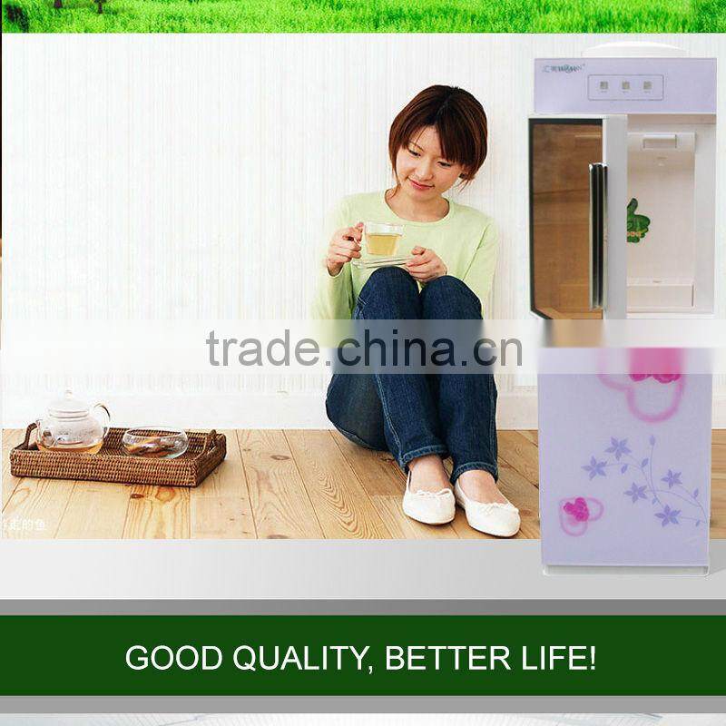 high quality water cooler with mini fridge standing design