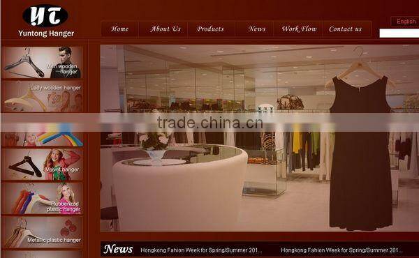 AN1603-004 luxury wooden children clothes hanger for kids