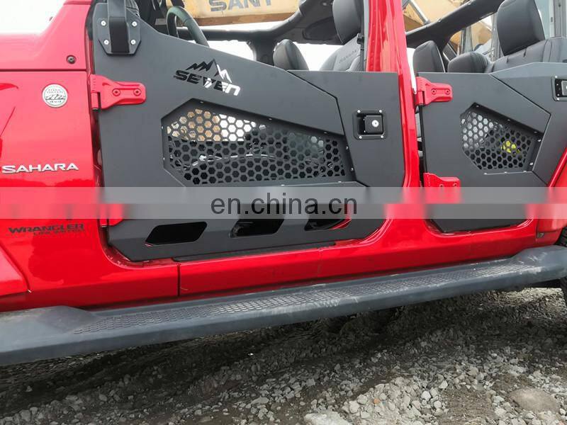 JL1173 JK TUBE 2 DOOR half door for Vehicles for jeep for wrangler JL accessories steel door for jeep JL 2018 new desigh LANTSUN
