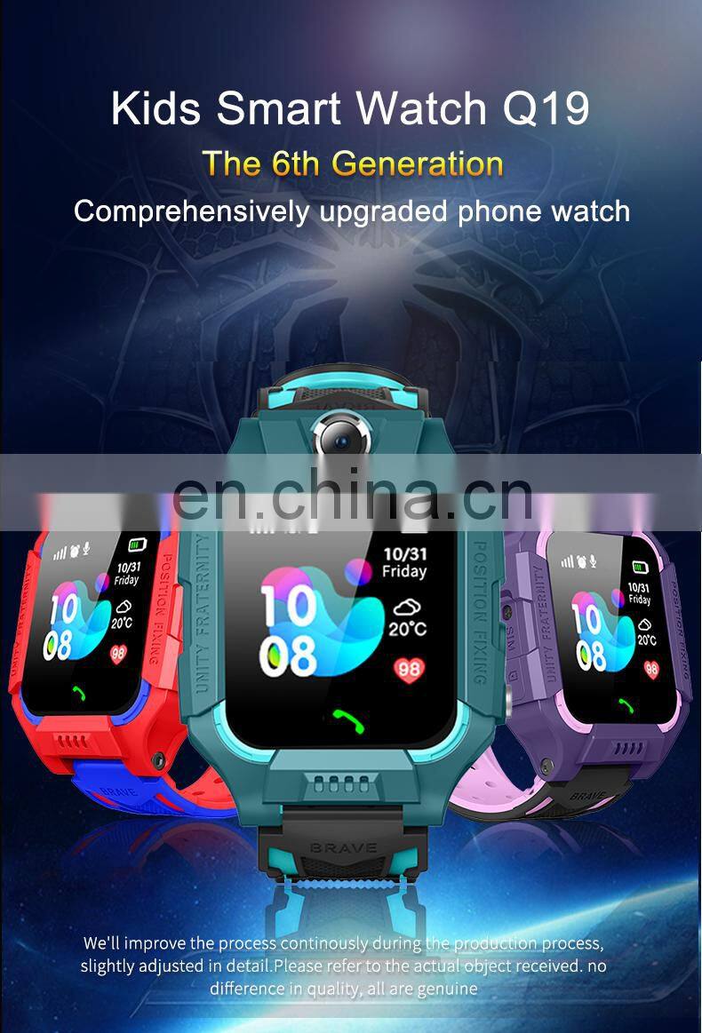 Wholesale NEW ARRIVAL ANAK 6th Generation Q19/Q12 Kids smartwatch , boys girls Wristwatch Cellular, Child wristband watch phone