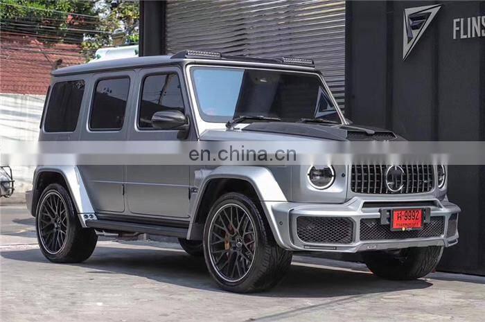 Runde Top Quality Hood For Mercedes-Benz G-Class W464 G63 G500 G350 Upgrade Bar bus B Style Carbon Fiber Engine Cover