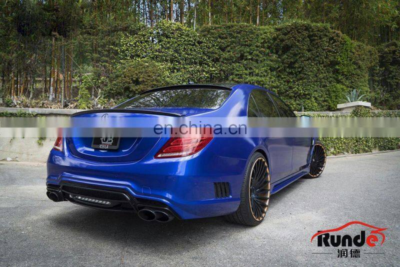 RUNDE W222 WD Style Car Bumper Car Full Body Kit For 2014-2017 Mercedes S-Class W222