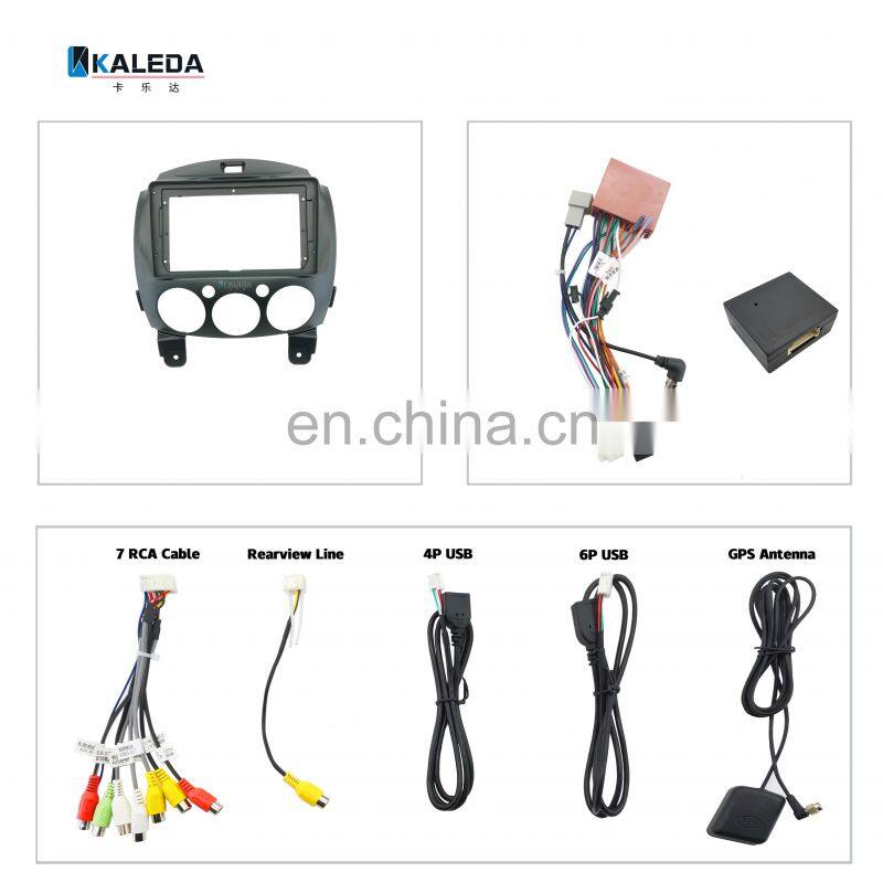KALEDA Frame Hight Quality Car Radio Cable Harness canbus Stereo Panel Installation Trim Kit Frame