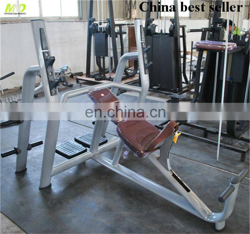Dezhou Commercial Fitness Equipment mnd Fitness Muscle Machine Bodybuilding AN59 Flat Bench Home