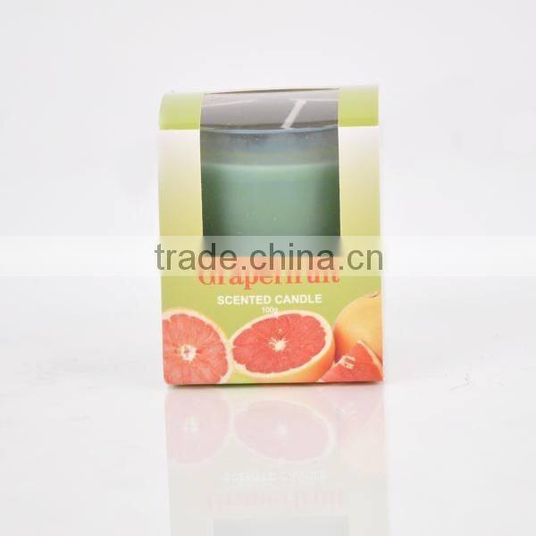 100g Scented Candle glass candle Jar ,Home Decorative wax candle jar SA-2028