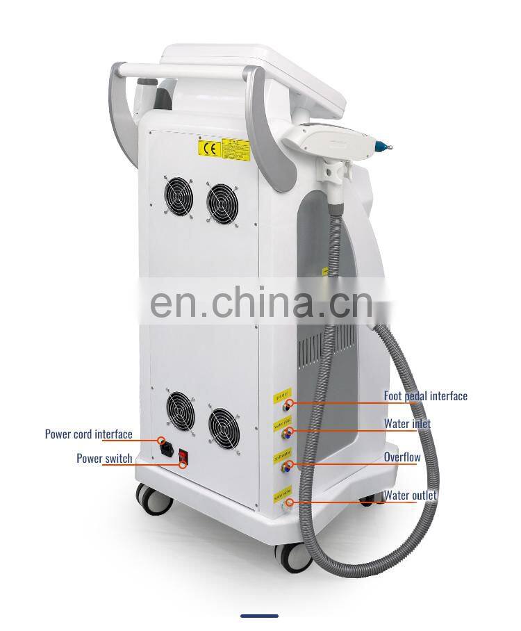 3 in 1 Multifunction Elight IPL RF ND Yag Laser hair removal machine tattoo removal machine
