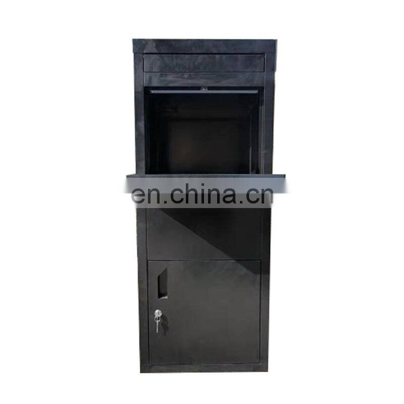 Outdoor Metal Package Stainless Steel Large Smart Parcel Delivery Drop Post