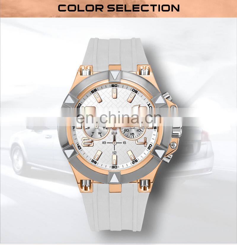 Blue Your Own Brand Sport Watches Custom Logo Watches High End Men Watch