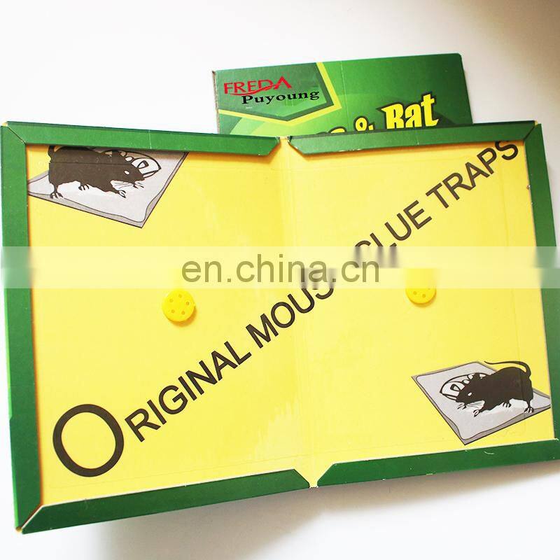 Non Poisonous Mouse & Rat Glue Snare Green Board  Glue Trap for Rats