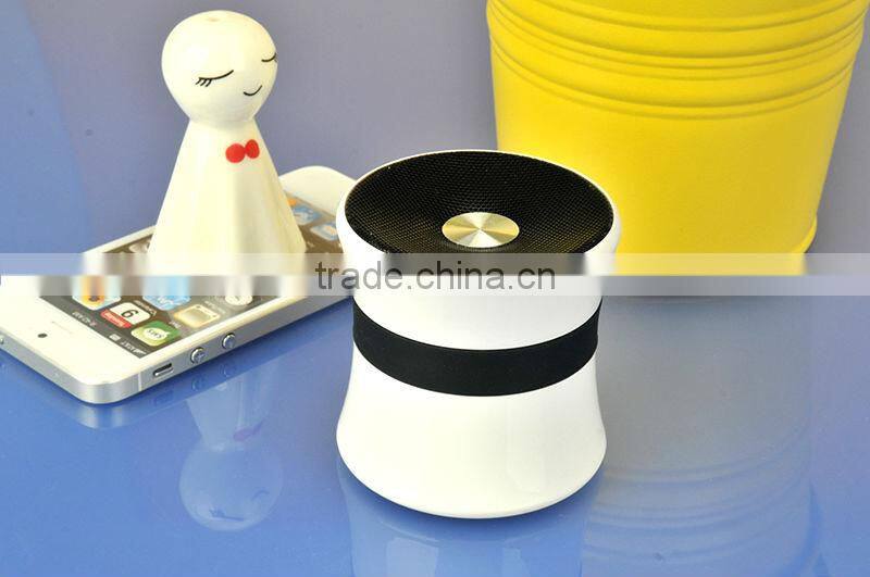 Promotion gift New products / mini Portable bluetooth Speaker / Wireless bluetooth Speaker with FM radio 2014 alibaba express