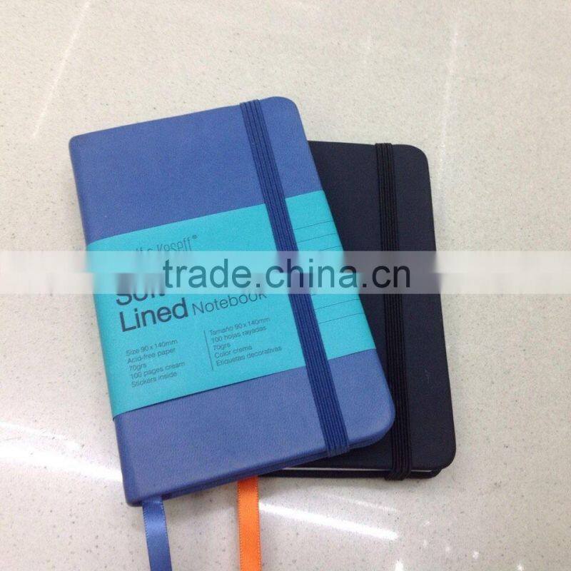 A6 size white paper notebook